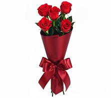 Букет 5 Красных роз Эдлесс Лав в Великоархангельском