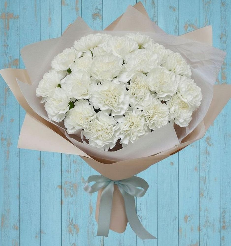 Букет цветов из: Гвоздики в Великоархангельском