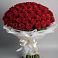 Букет 101 Красная роза Блэк Мэджик в Великоархангельском