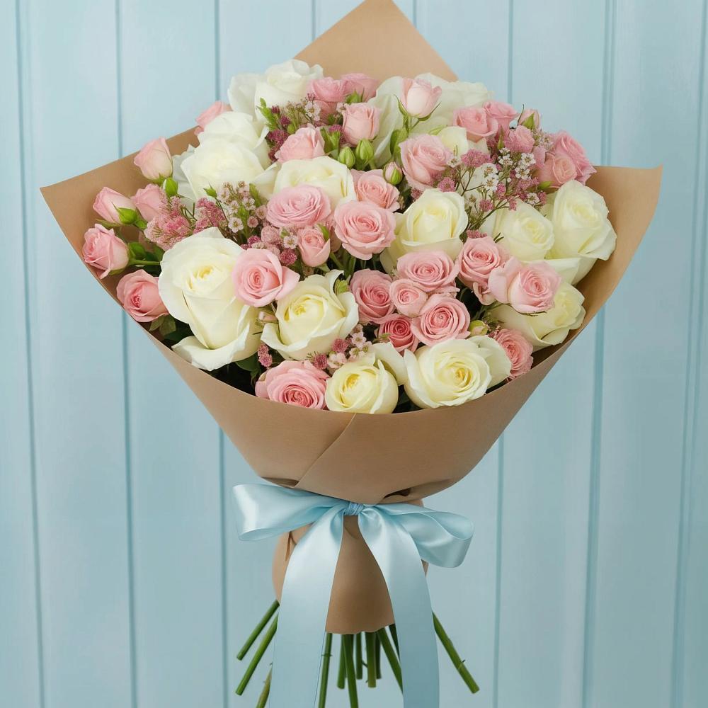 Букет цветов из: Розы в Великоархангельском