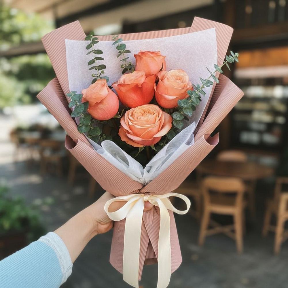 Букет цветов из: Розы в Великоархангельском