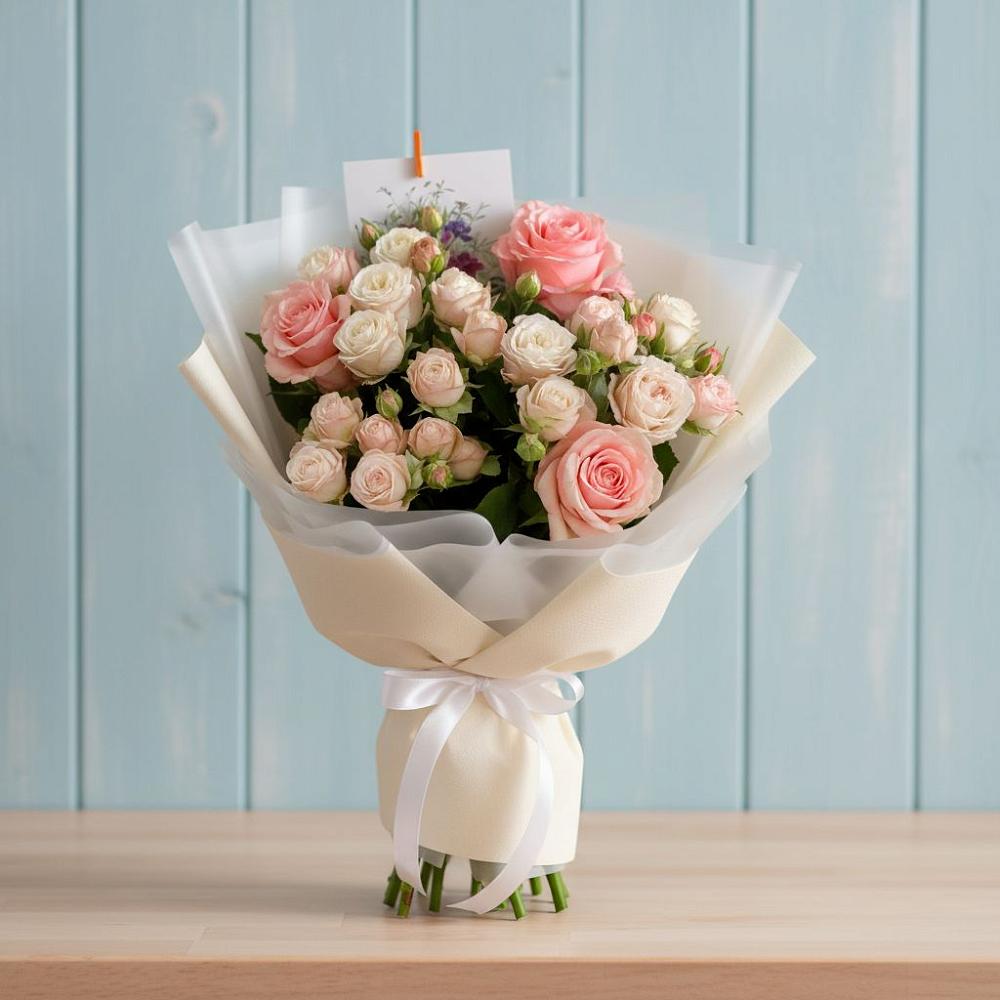 Букет цветов из: Розы в Великоархангельском