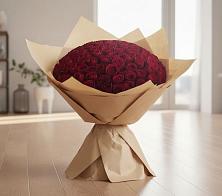 Букет 101 Красная роза в Великоархангельском