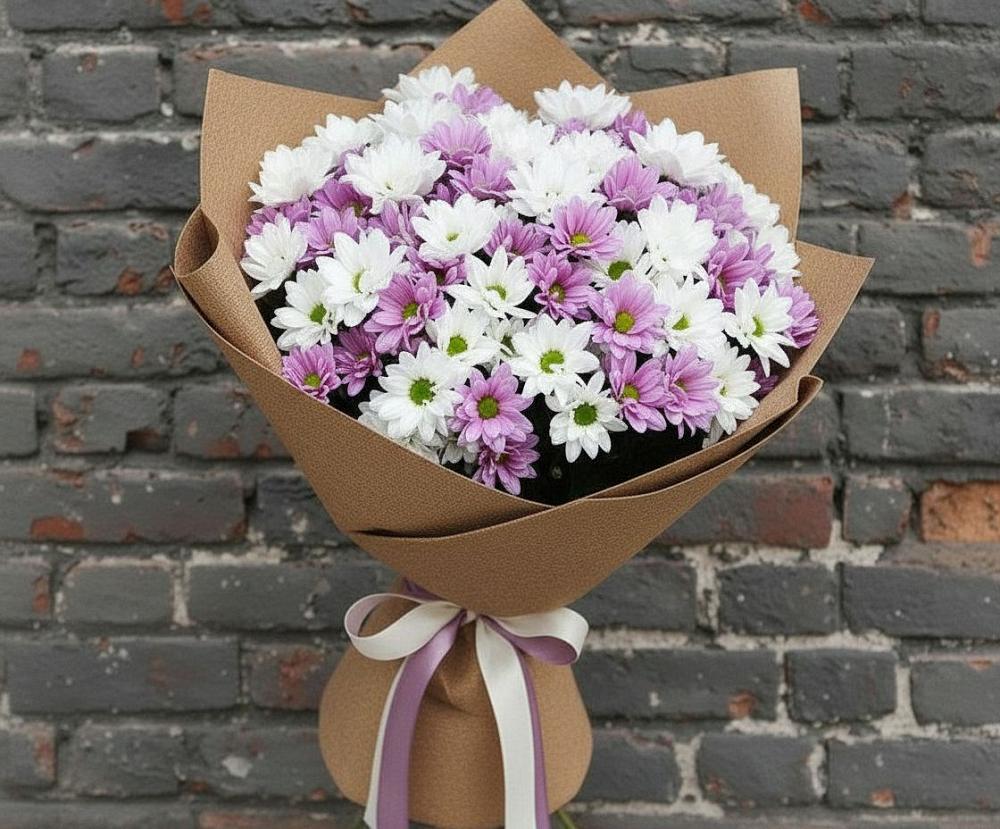 Букет цветов из: Хризантемы в Великоархангельском