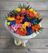 Букет цветов из:  Розы и Хризантемы в Великоархангельском