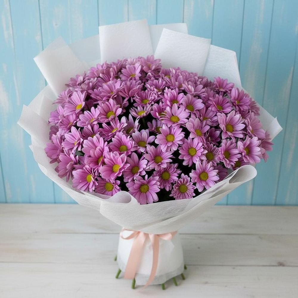Букет цветов из: Хризантемы в Великоархангельском