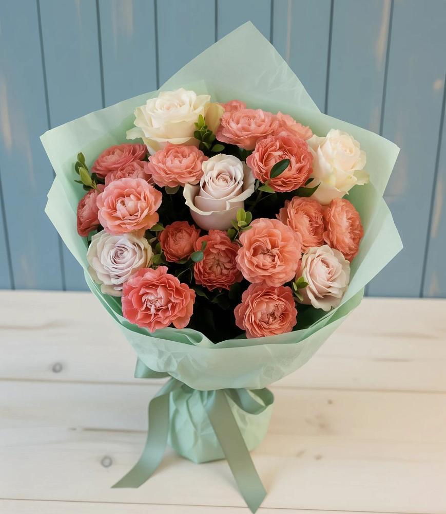 Букет цветов из: Розы в Великоархангельском