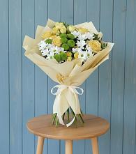 Букет цветов из:  Хризантемы и Розы в Великоархангельском